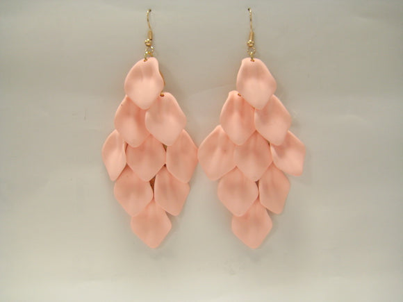 Pink Dangling Earrings ( 3141 PK )