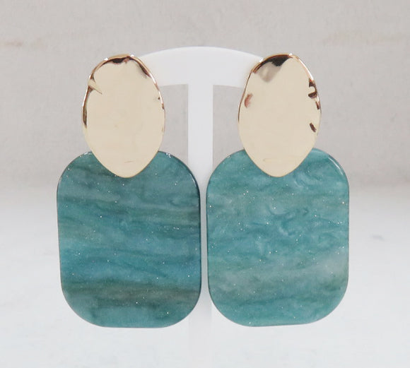 TEAL EARRINGS ( 3414 TL )