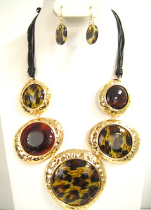 ACRYLIC NECKLACE SET ( 5093 LEO )