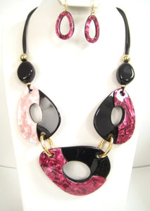 ACRYLIC NECKLACE SET ( 5094 FS )