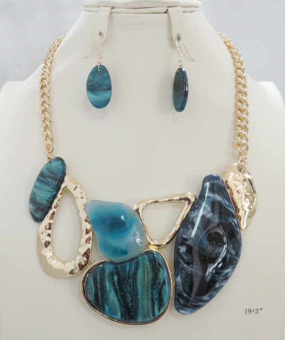 ACRYLIC NECKLACE SET ( 5155 TL )