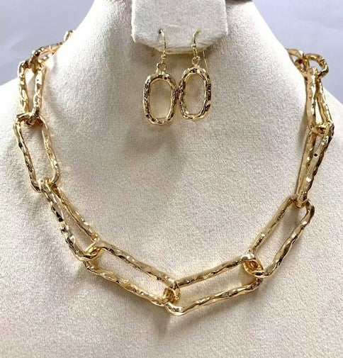 GOLD NECKLACE SET ( 5303 G )