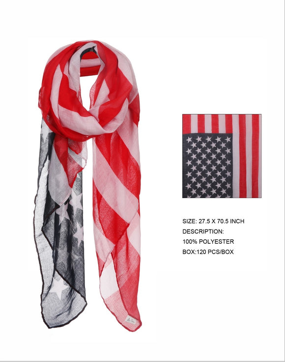 US FLAG SCARF ( 589 )