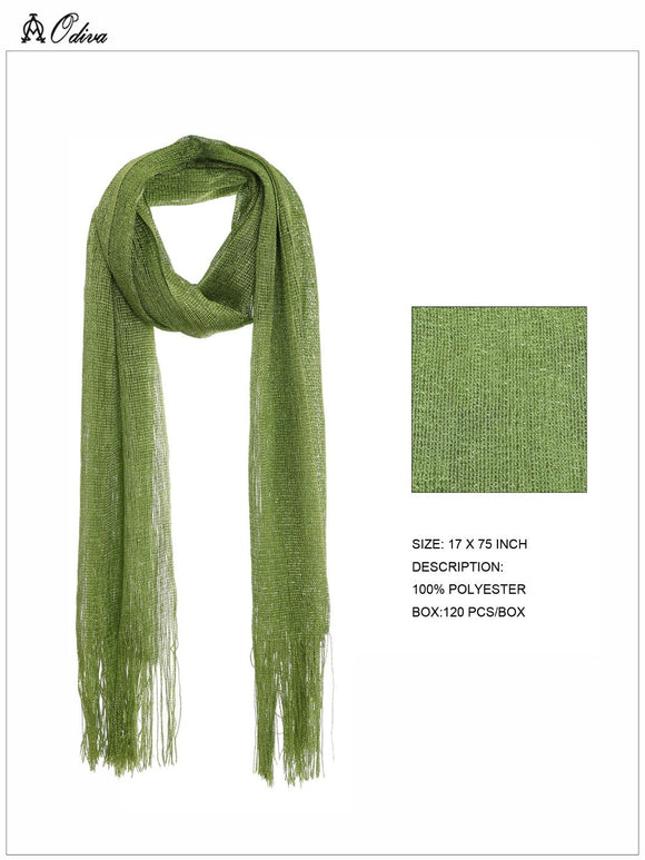 OLIVE GREEN WOMENS SCARF ( 50058 OLIVE )