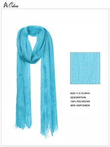 BLUE WOMENS SCARF ( 50058 BLUE )