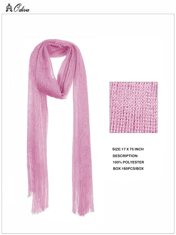 PINK WOMENS SCARF ( 50058 PINK )