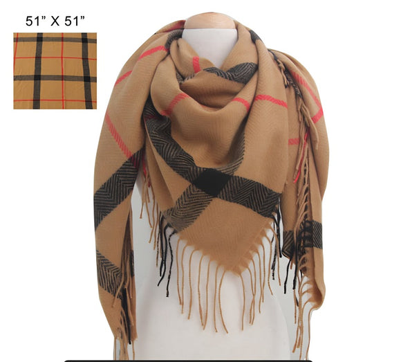 TAN SCARF ( 320012 LTMT )