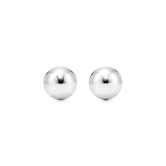 SILVER BALL HYPO ALLERGENIC EARRINGS ( 101 XLS )