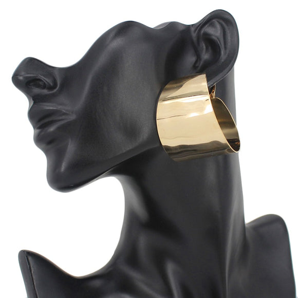 GOLD HOOP EARRINGS ( 7237 GD )
