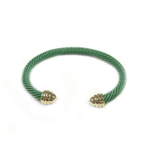 GREEN GOLD CUFF BANGLE ( 8830 GT )