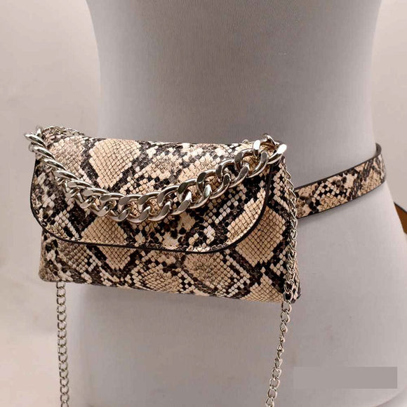 SNAKESKIN HANDBAG ( 11536 DS )