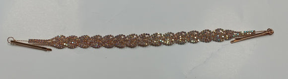 GOLD HEADPIECE AB STONES ( 40682 ABGD )