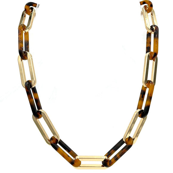 GOLD TORTOISE SHELL NECKLACE SET ( 1052 TO )