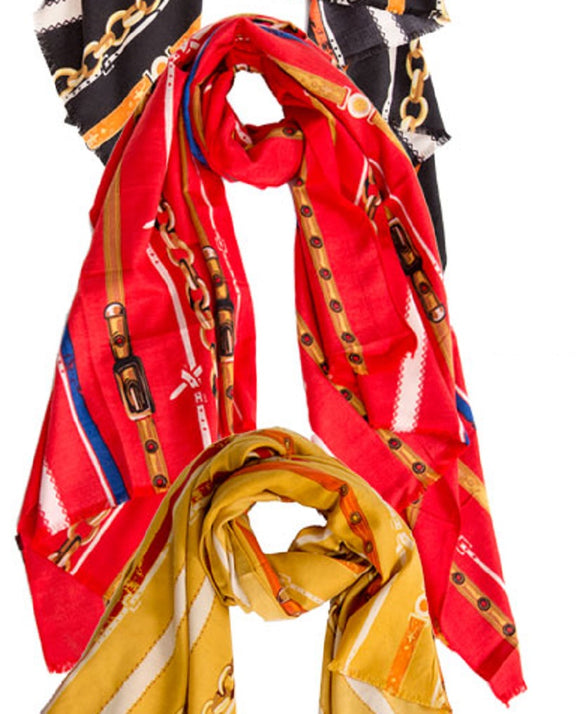RED COLOR SCARF ( 1325 RED )