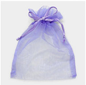 3" x 3.5" LAVENDER Organza Gift Bag 12 Pieces S ( 1019 LV )