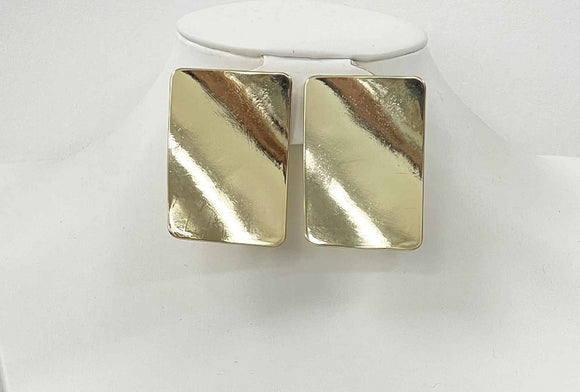 GOLD CLIP ON EARRINGS ( 3070 G )