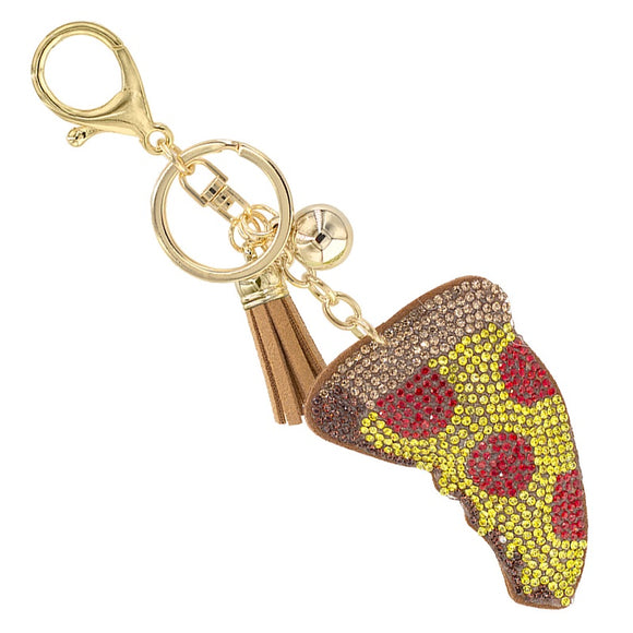 GOLD PIZZA KEYCHAIN ( 31658 LCTG )