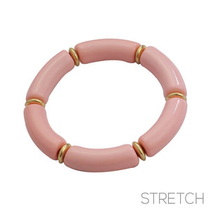 ROSE COLOR GOLD STRETCH BRACELET ( 84213 LROWG )