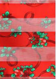 RED GREEN CANDYCANE HOLLY SCARF