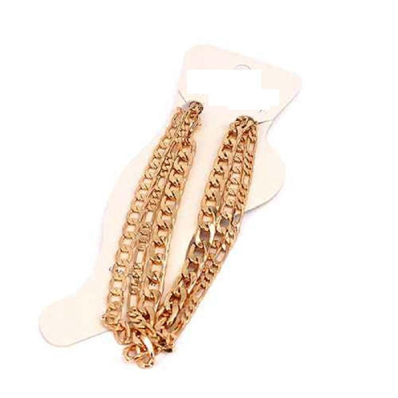 GOLD CHAIN ANKLET ( 5000 ) - Ohmyjewelry.com