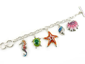 SILVER SEA CHARM BRACELET ( 5674 ASMX )