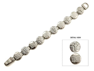 HEMATITE SERENITY PRAYER BRACELET ( 9269 HT )