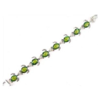 Green Turtle Magnetic Bracelet ( 3468 )
