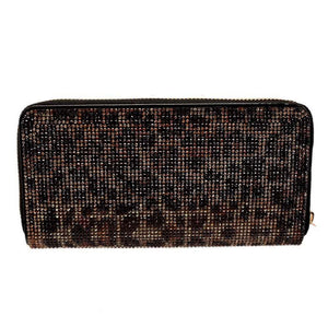 PURSE LEOPARD PRINT COLOR STONES ( 11948 LE )