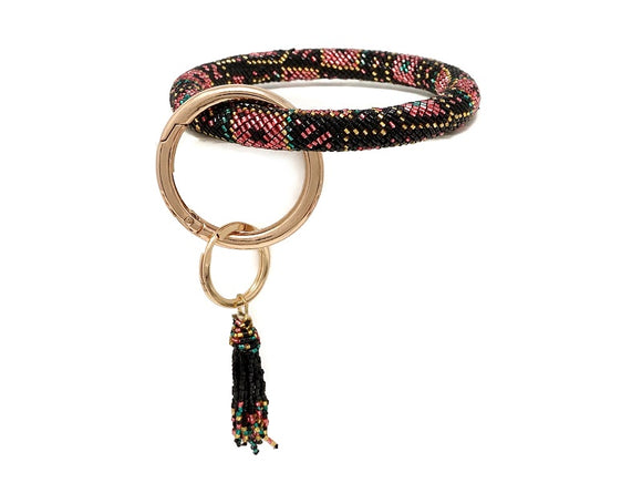 GOLD MULTI COLOR RING KEYCHAIN ( 00246 GBPK )