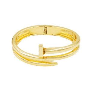 GOLD BANGLE ( 5391 GD ) - Ohmyjewelry.com