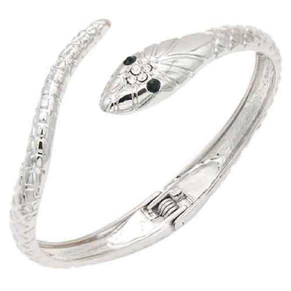 SILVER SNAKE BANGLE ( 5503 SV )