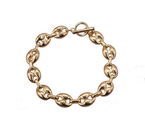 GOLD CHAIN BRACELET ( 1034 G )