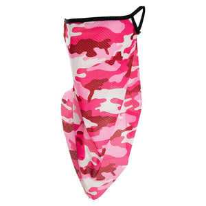PINK CAMOUFLAGE GAITER FACE COVER ( 11092 ) - Ohmyjewelry.com