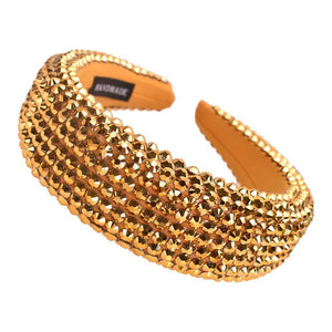 GOLD AB HEADBAND ( 11048 ) - Ohmyjewelry.com