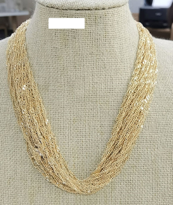 GOLD CHAIN NECKLACE ( 7564 GD )