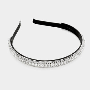 Clear Rhinestone Headband ( 1028 ) - Ohmyjewelry.com