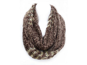 BROWN GOLD INFINITY SCARF ( 0072 GB )
