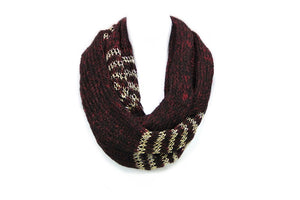 GOLD RED INFINITY SCARF ( 0072 GR )