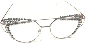 SILVER GLASSES HEMATITE CRYSTALS ( 46 SHMT )