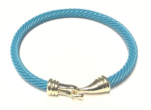 BLUE GOLD BANGLE ( 8834 B )