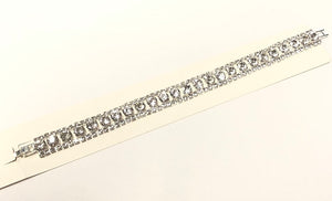 SILVER CLEAR STONE BRACELET ( 5041 SCL )