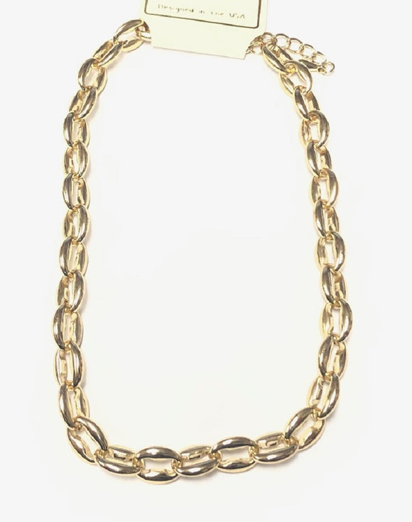 GOLD CHAIN NECKLACE ( 1659 G )