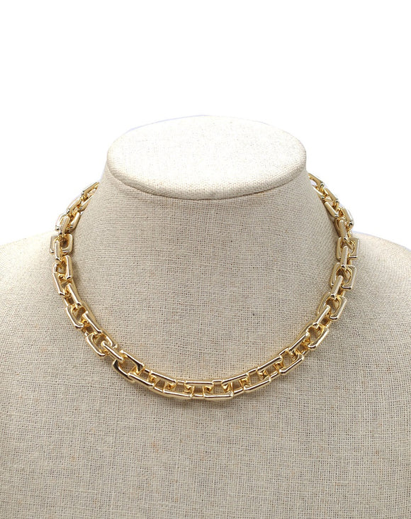 GOLD CHAIN NECKLACE ( 1652 G )