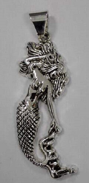 Silver Mermaid Pendant
