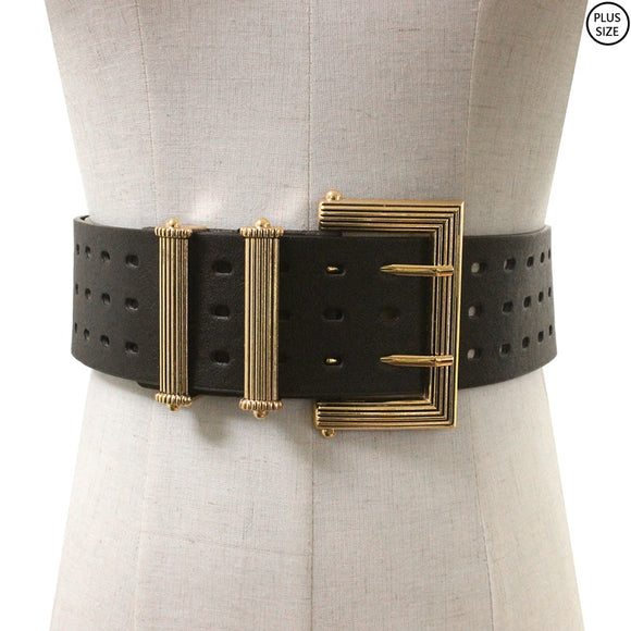 GOLD BLACK BELT PLUS SIZE ( 2612 GD )