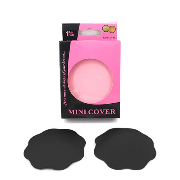 Pair of Black Color Mini Breast Covers ( 8087 )
