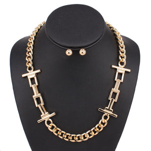 GOLD NECKLACE SET ( 4013 GD )