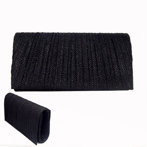 BLACK CLUTCH PURSE ( 6137 BLK )