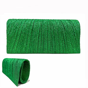 GREEN CLUTCH PURSE ( 6137 GRN )