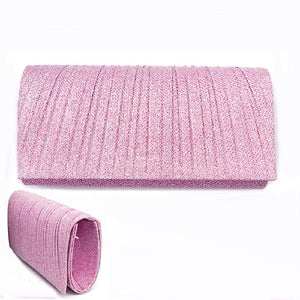 PINK CLUTCH PURSE ( 6137 PNK )